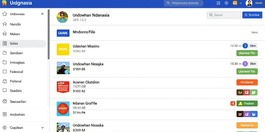 Tampilan menu yang mudah dinavigasi dan user-friendly.