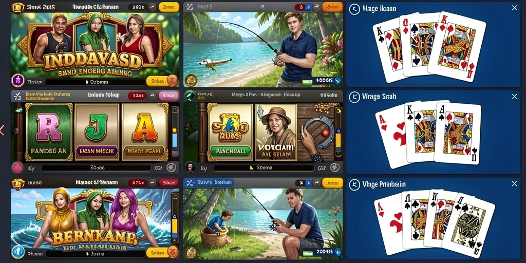 Fitur multiplayer yang memungkinkan bermain bersama teman.