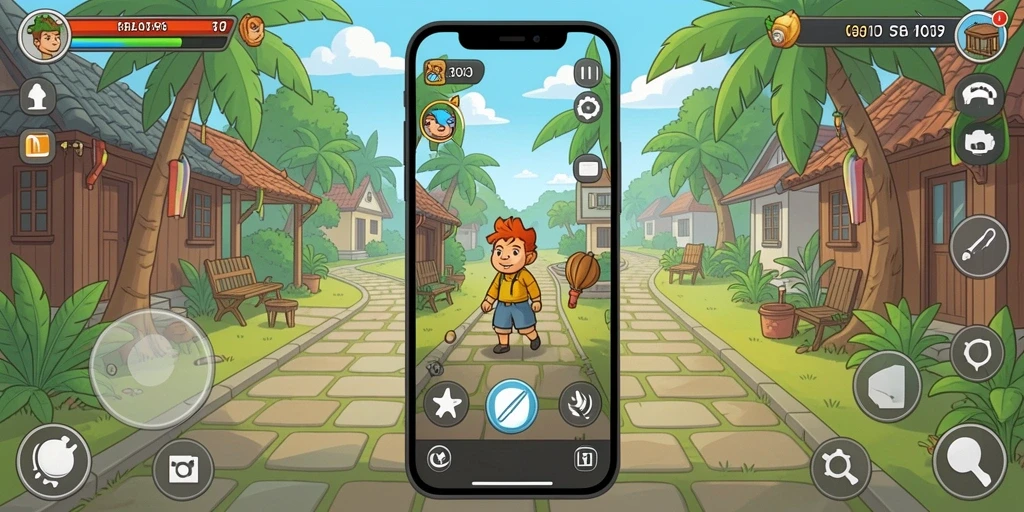 Mode multiplayer yang memungkinkan bersaing dengan teman.