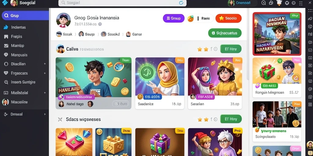 Screenshot memperlihatkan fitur multiplayer dengan pemain lainnya.